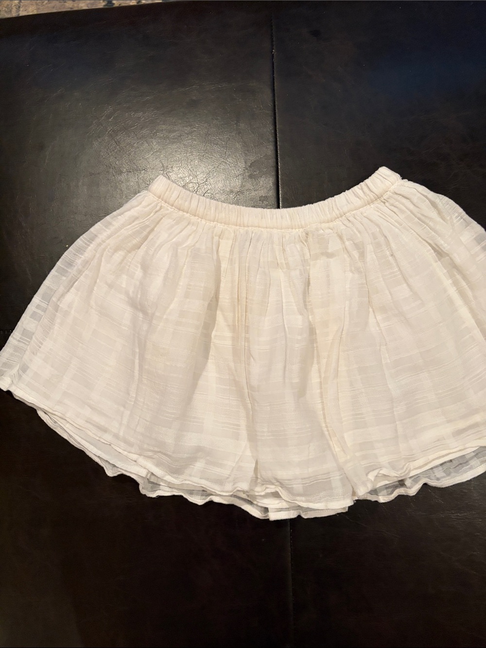 GAP White Layered Cotton Skirt